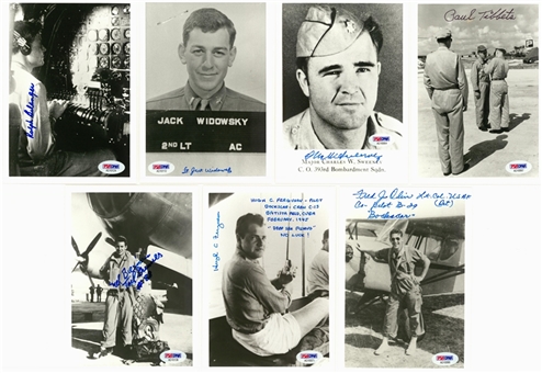 Lot of (20) Photos Signed and Inscribed by Members of Atomic Bomb Mission (PSA/DNA)